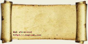 Natalija Berček vizit kartica